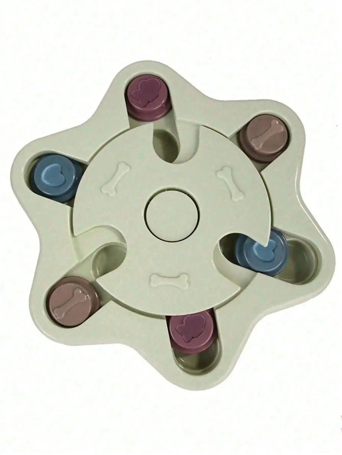 Interactive Pet Puzzle Slow Feeder Treat Dispenser Bowl