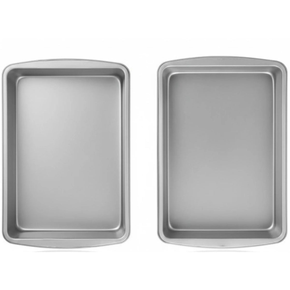 Two Pack Non-Stick Brownie Pans Stainless Steel Bakeware