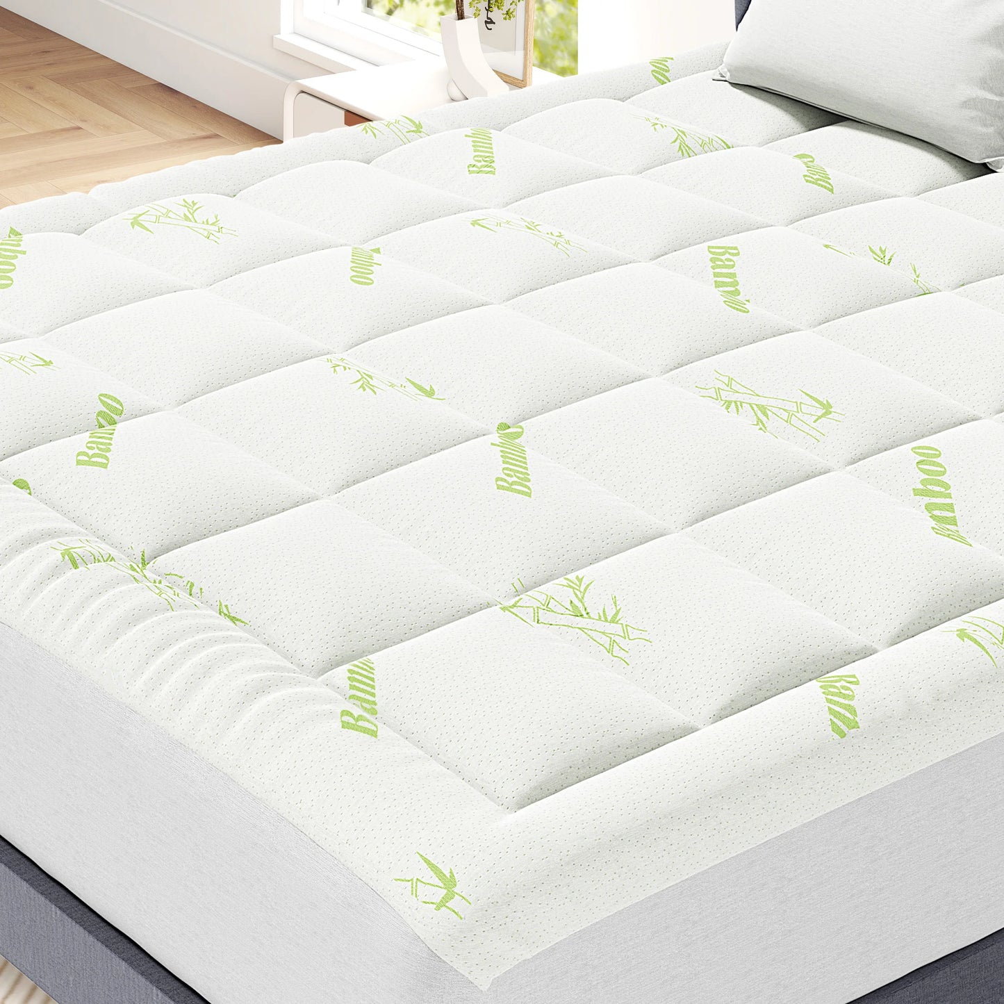 Jhk Soft Mattress Topper Full Viscose From Bamboo