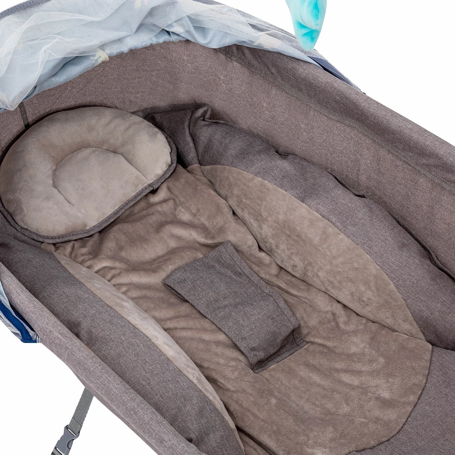 Bymaocar Electric Baby Cradle Swing With Remote Control Auto Rocking