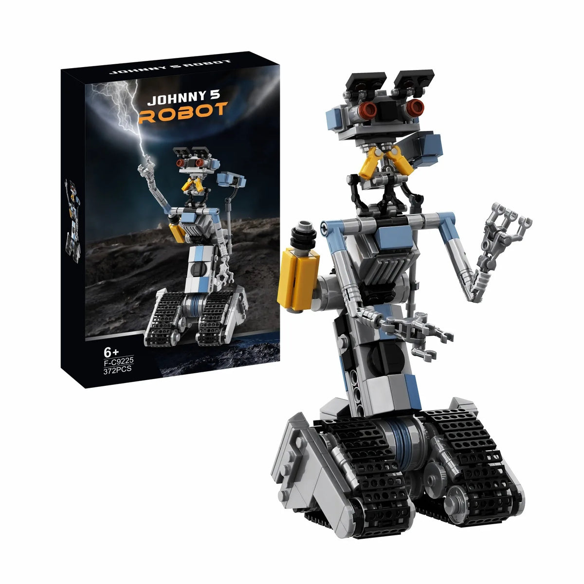 Johnny 5 Robot Collectible Building Blocks Brick Set Kit