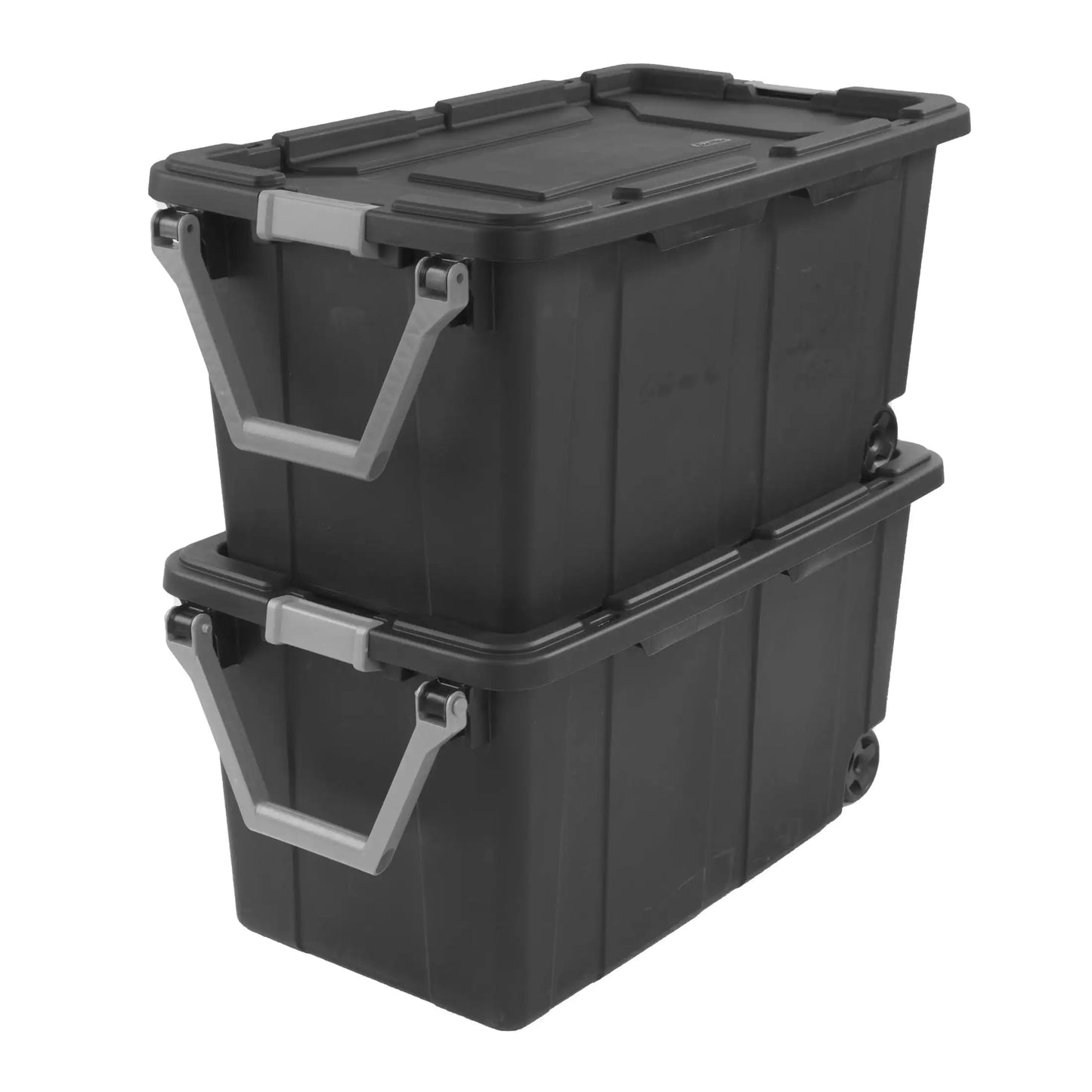 Sterilite Wheeled Plastic Storage Container With Handle