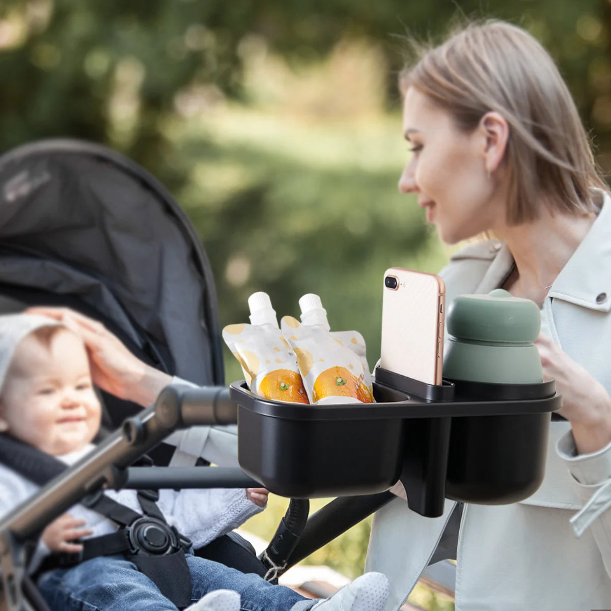 Sunveno Multifunctional Baby Stroller Cup And Phone Holder