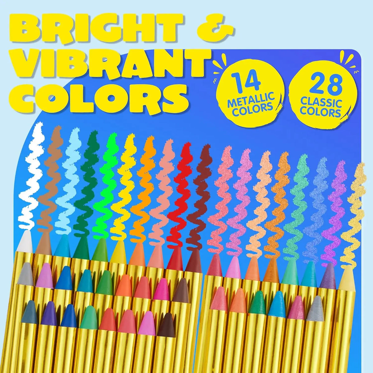 Joyfy 42 Piece Face and Body Paint Crayons Kit Party