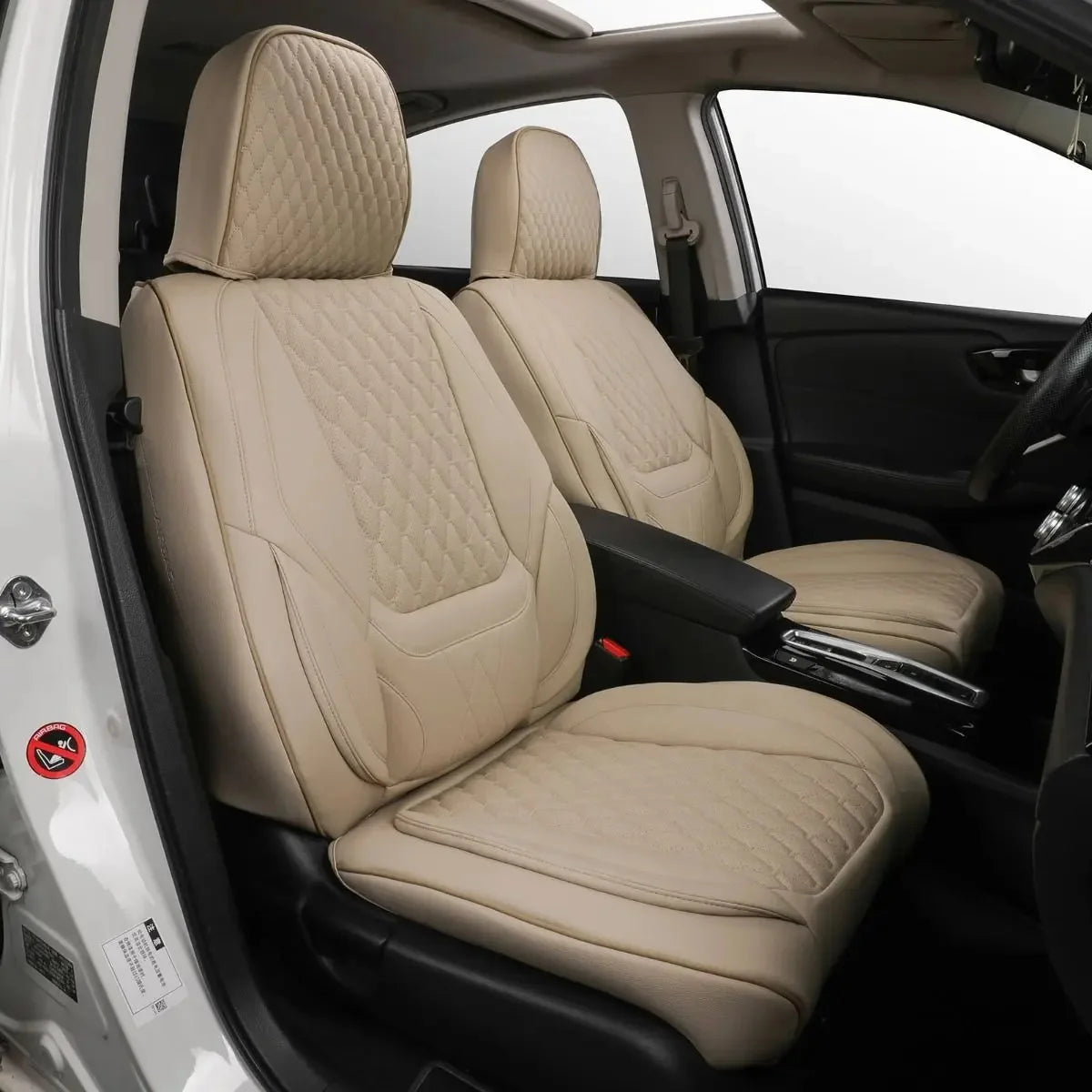 Ekr Universal Waterproof Leather Car Seat Covers Full Set
