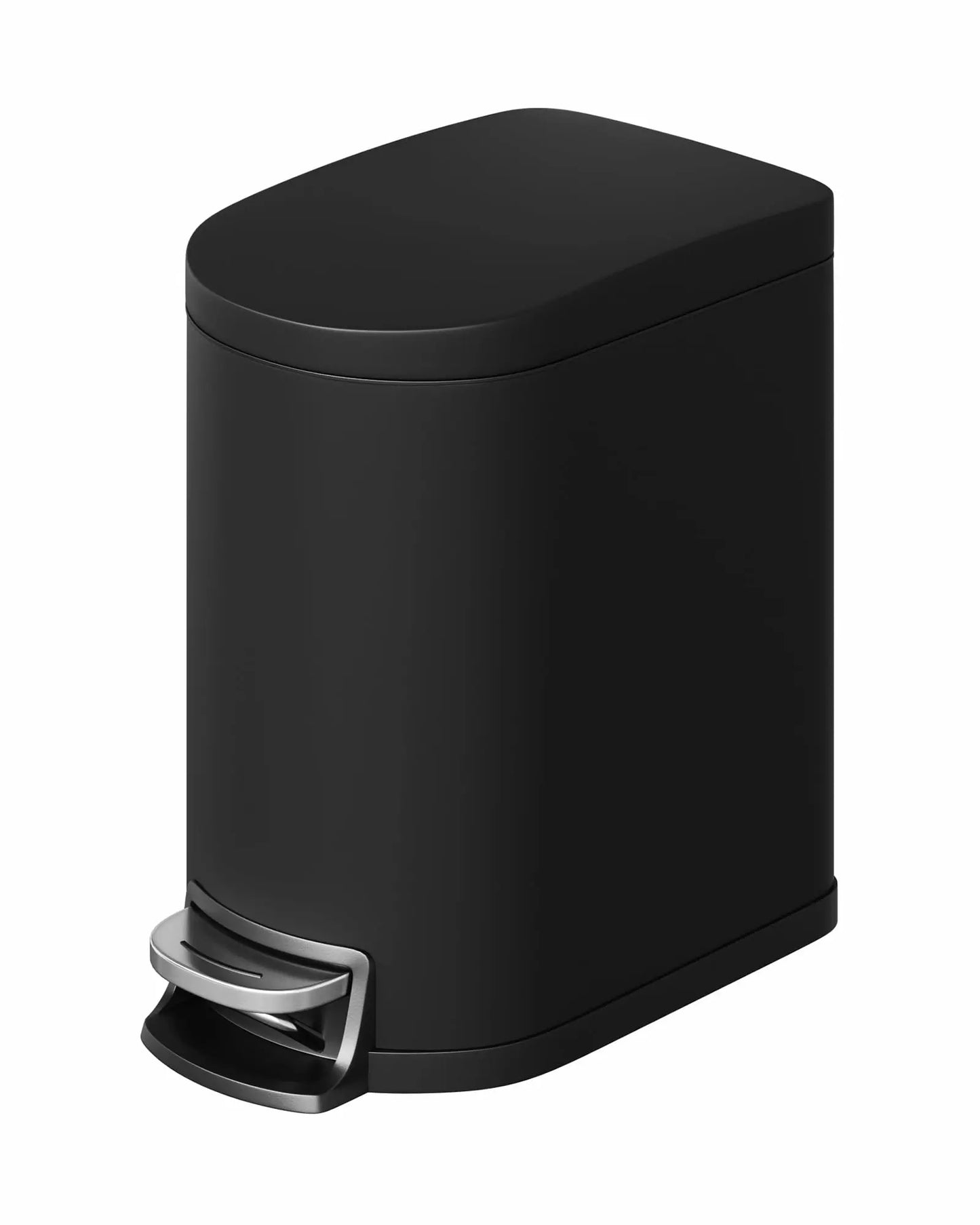 Step On Stainless Steel Trash Can With Soft Close Lid