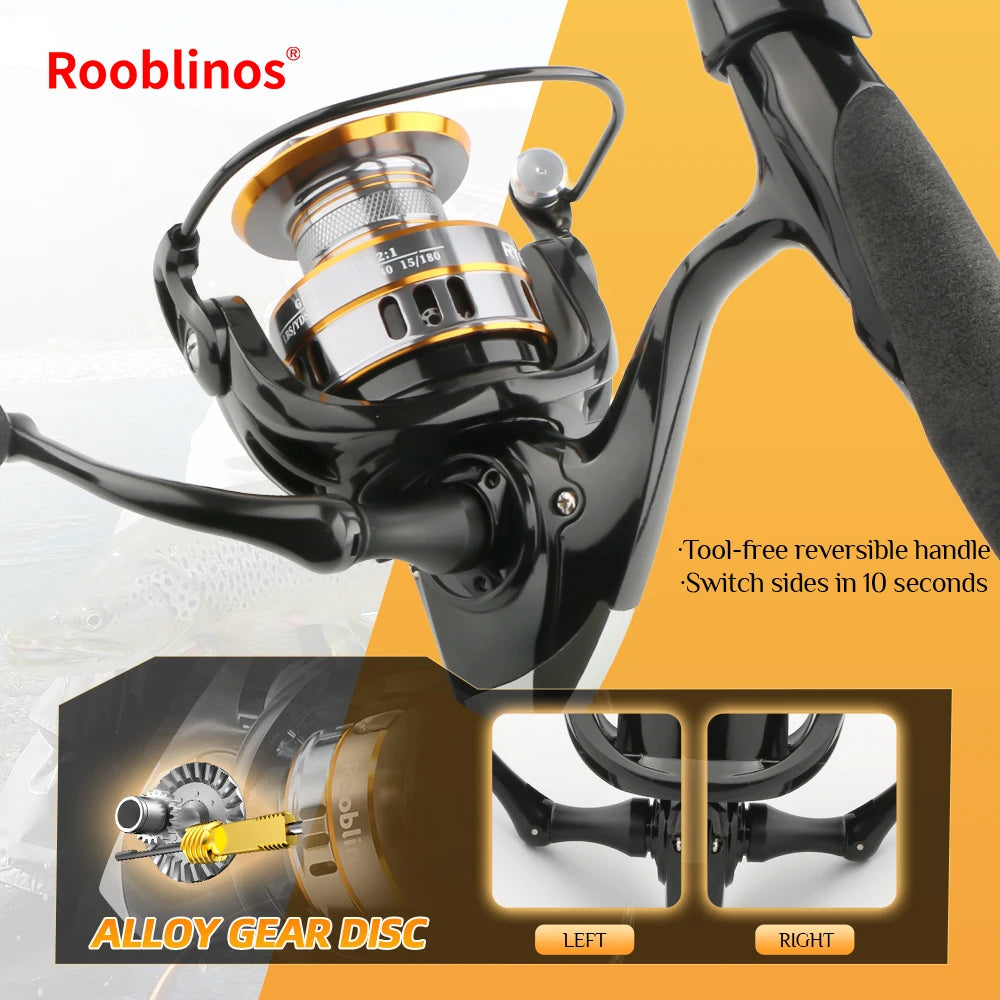 Rooblinos RY Lure Spinning Reel 5Point2To1 EVA Knob