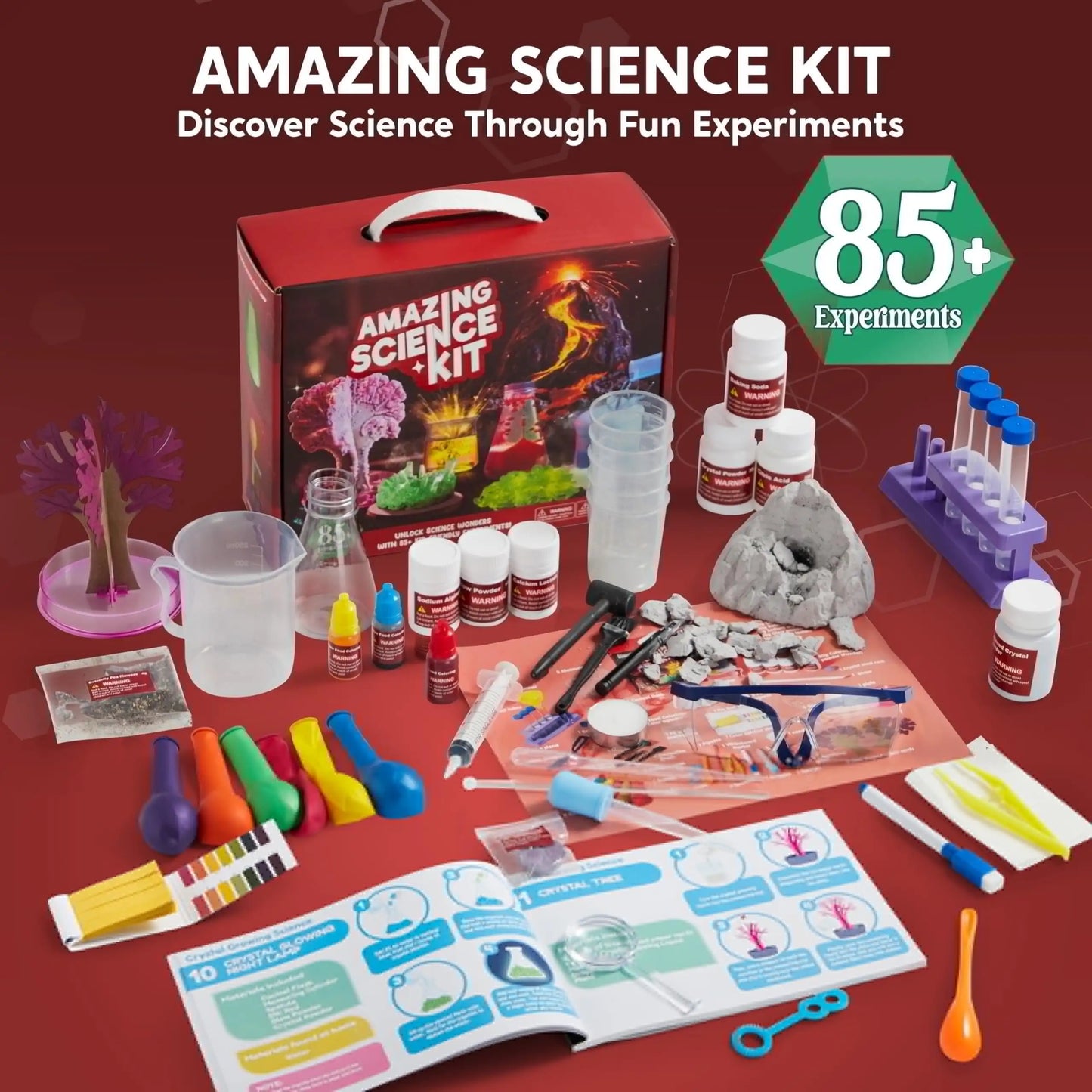 Joyfy Science Kits for Kids 85 Plus STEM Experiments Educational Set