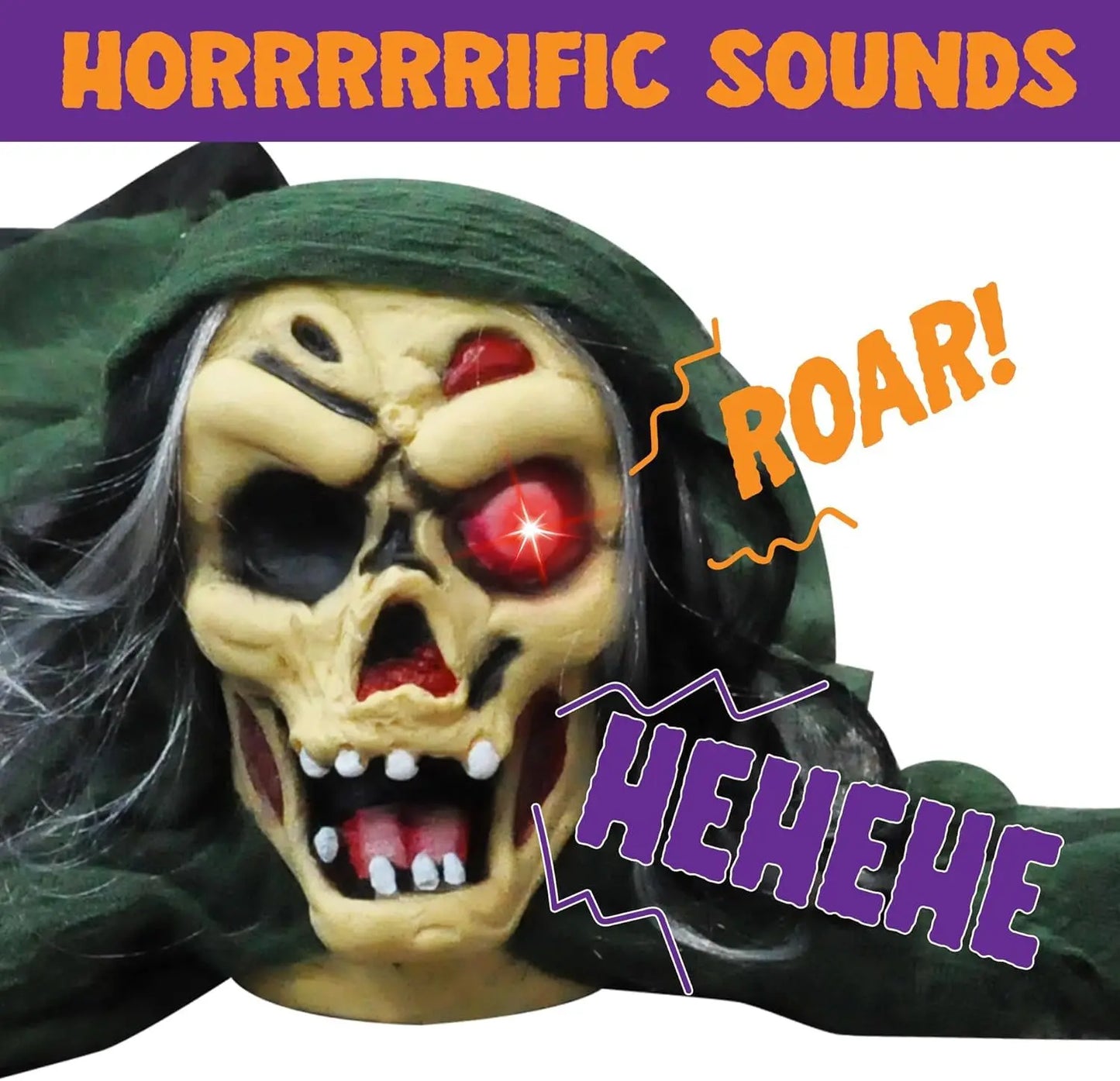 Joyfy Zombie Groundbreaker Outdoor Halloween Prop With Sound