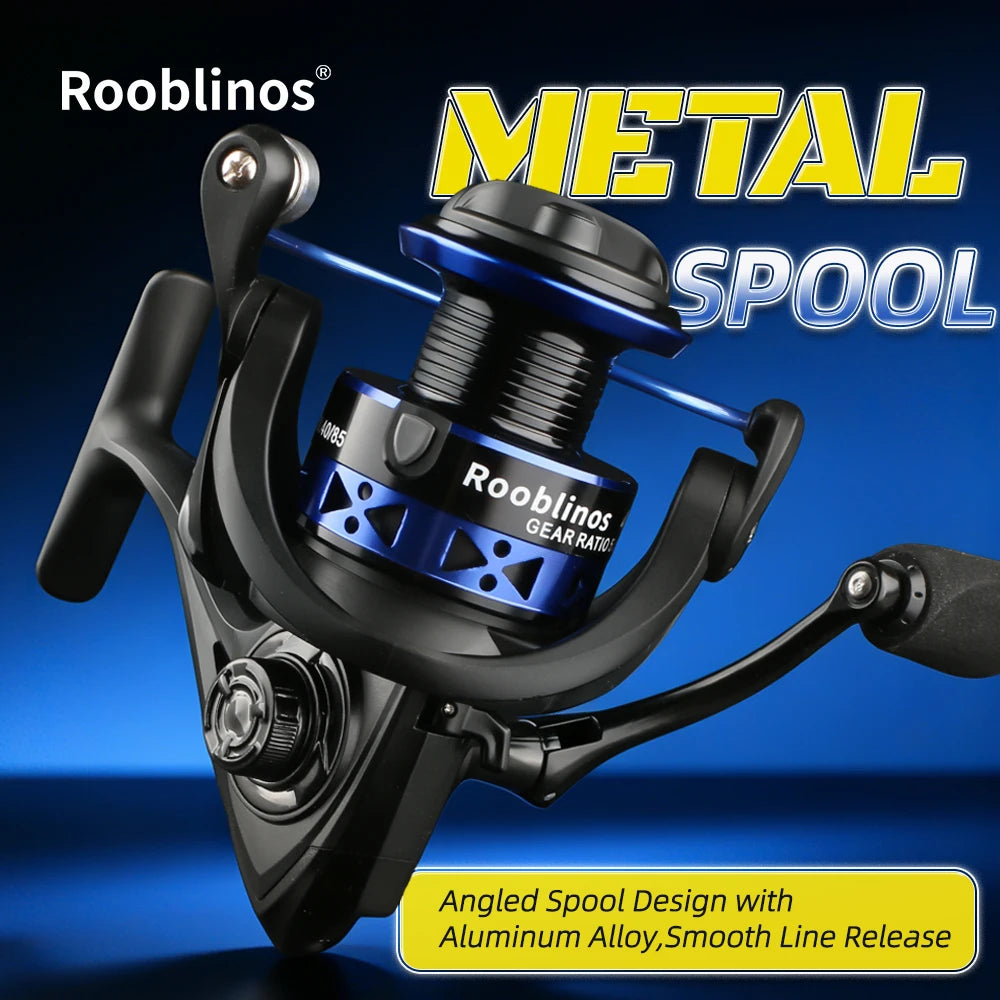 Rooblinos Easting Spinning Reel 5.2 To 1 Gear Ratio 12BB