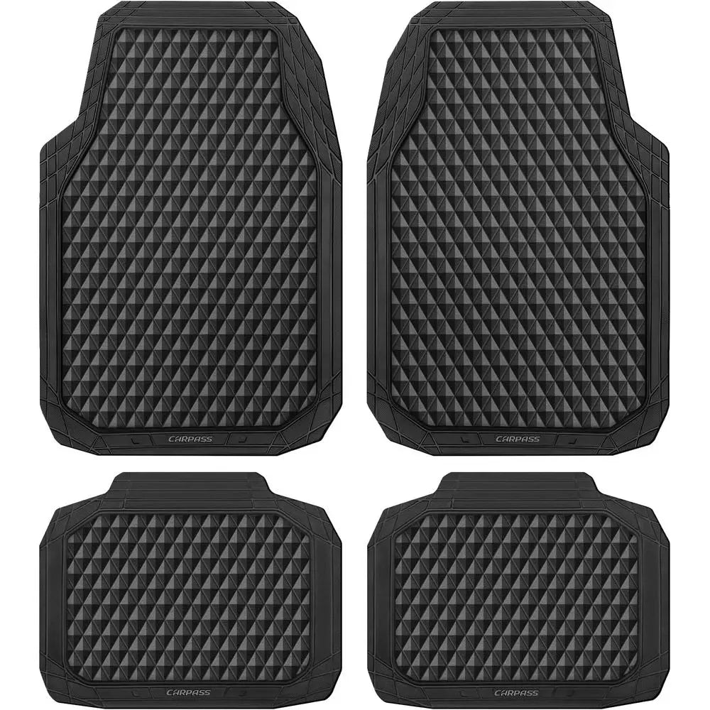 Universal Rubber All Weather Floor Mats Waterproof Anti Slip
