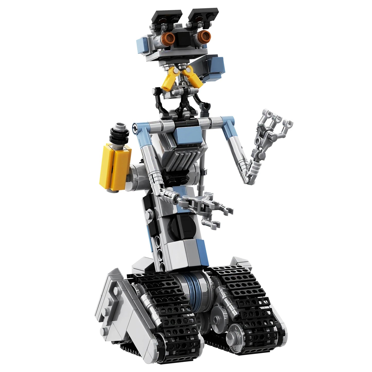 BuildMoc Johnny 5 Robot Building Blocks Set Military Model Toy