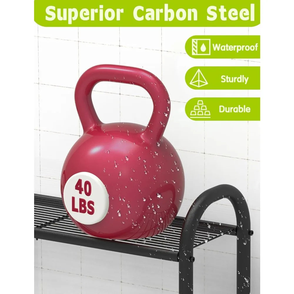 NBVCX 5 Tiered Tall Metal Plant Stand With Wall Kit