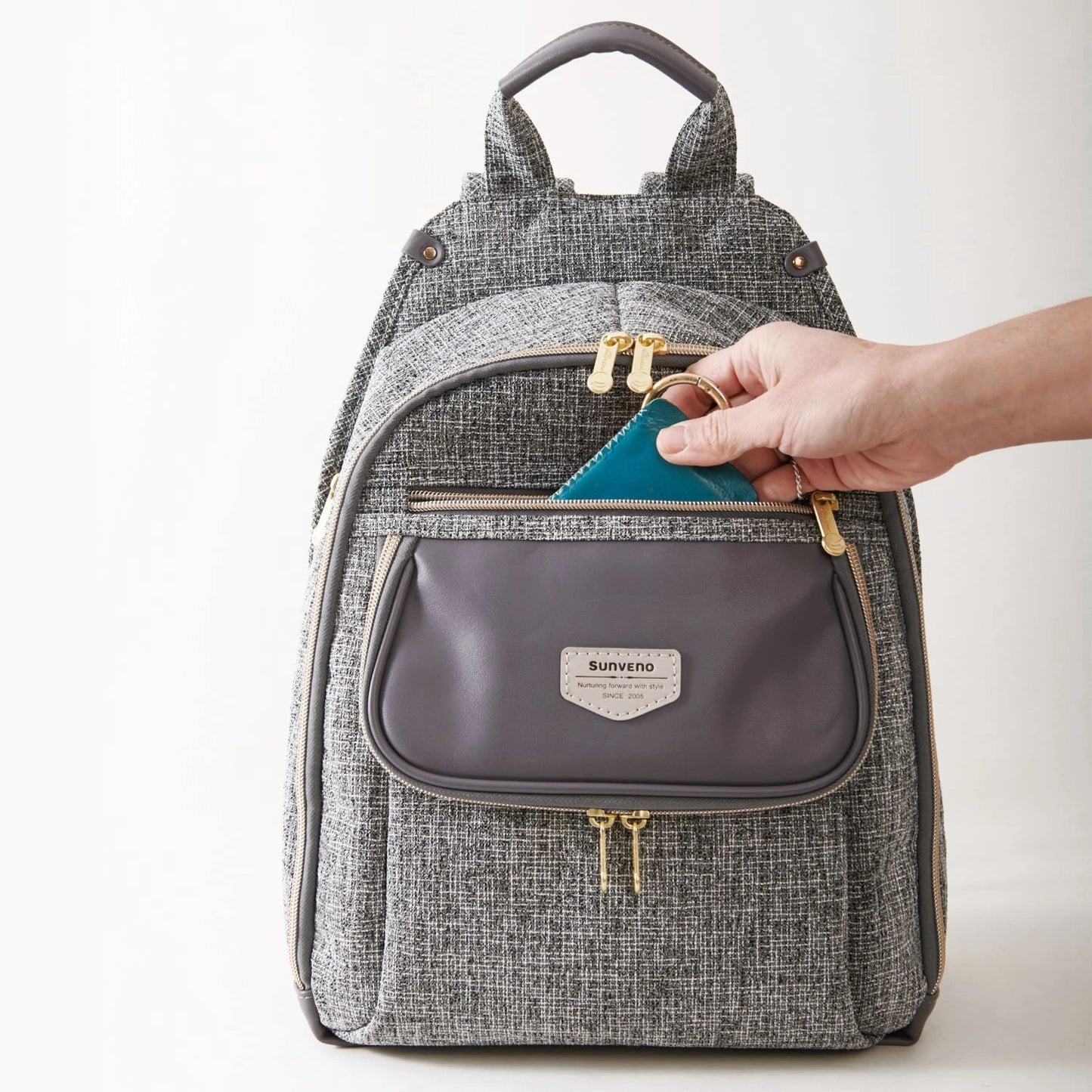 Sunveno Diaper Bag Backpack For Moms And Baby Care Essentials