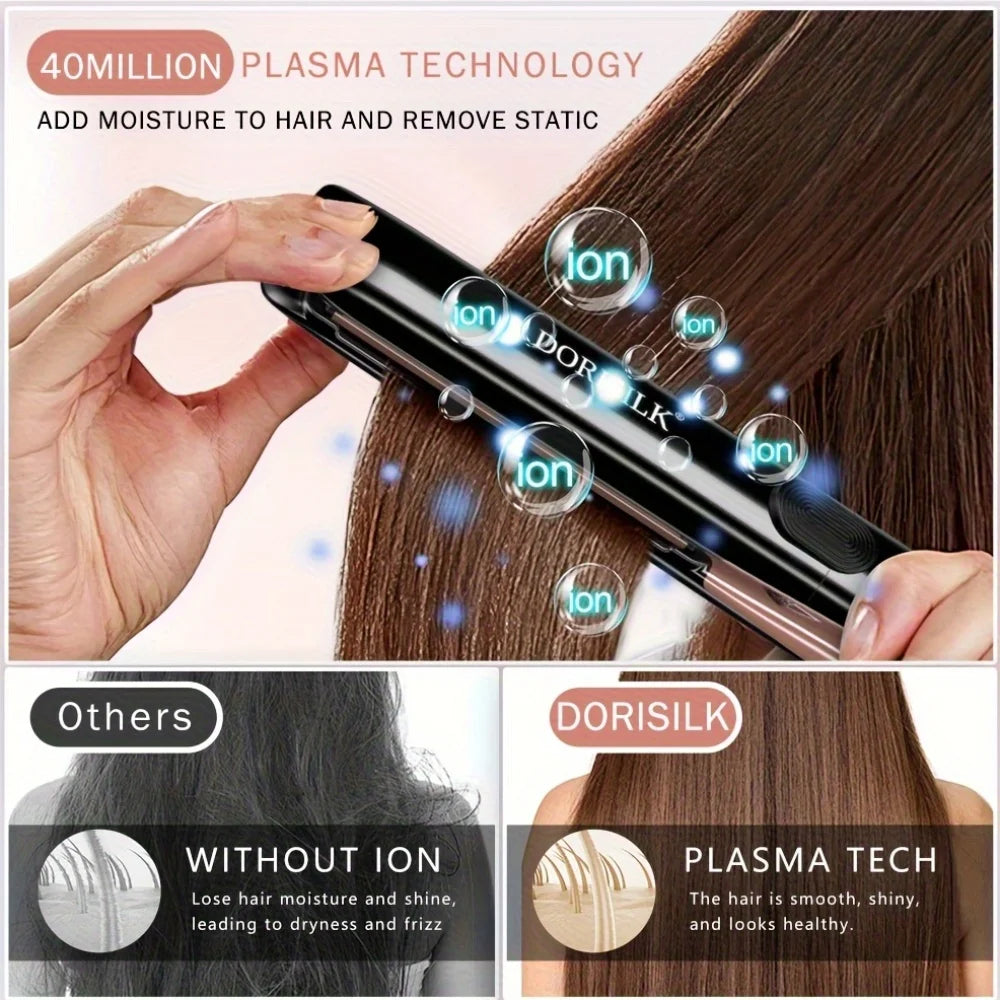 Rucha Ceramic Ionic Plasma 2 In 1 Hair Straightener