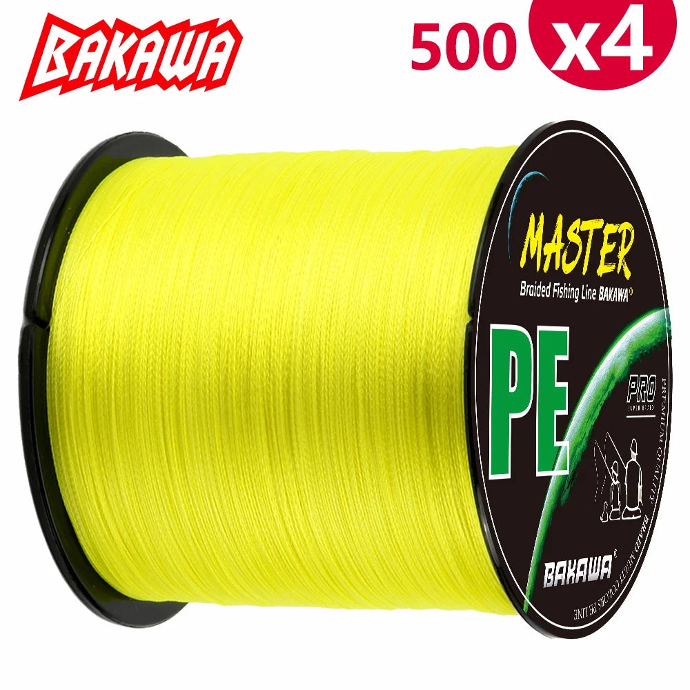 Bakawa Four Strand Braided Fishing Line For Freshwater Saltwater Fishing