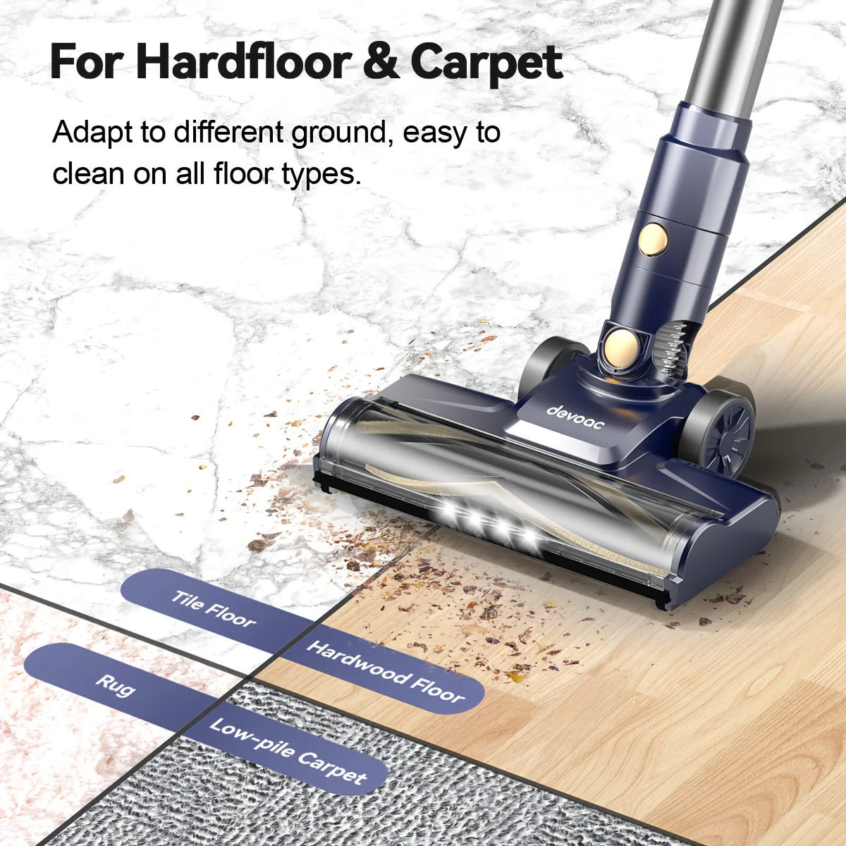 Inse I8 Corded Stick Vacuum 600W Powerful 6In1 Handheld Cleaner
