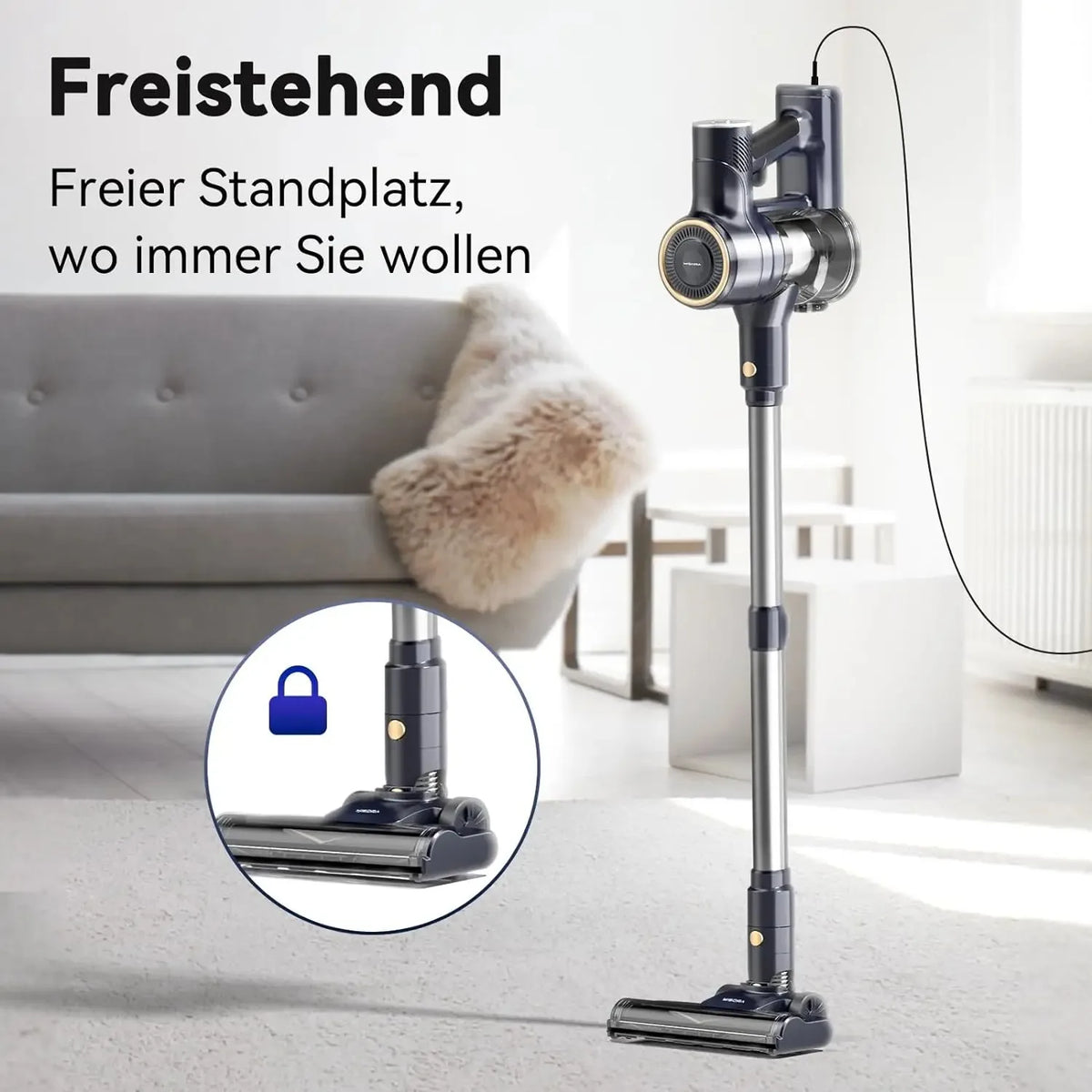 Inse I8 Corded Stick Vacuum 600W Powerful 6In1 Handheld Cleaner