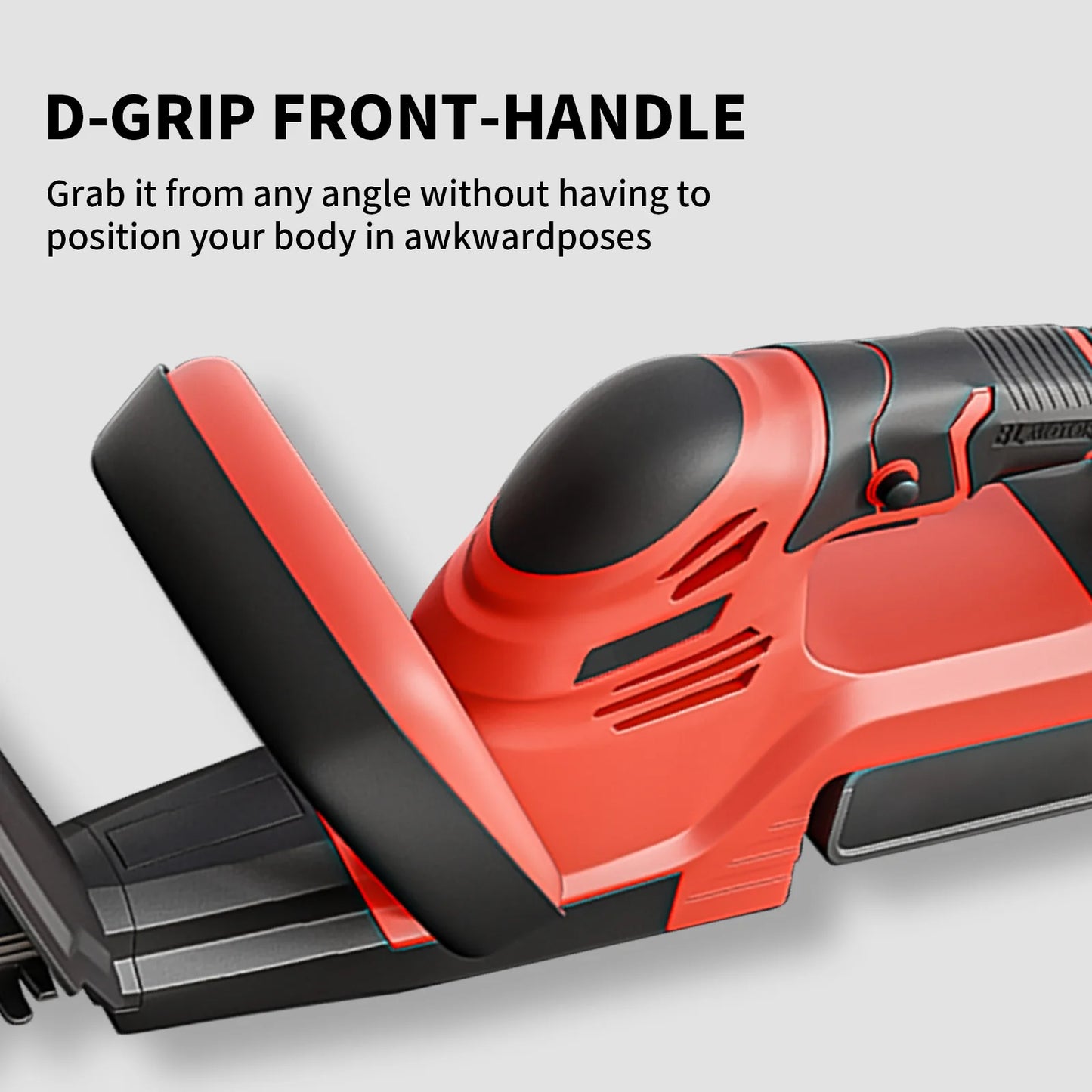 Cordless Hedge Trimmer 22 Inch With 3.0Ah Battery For Yard