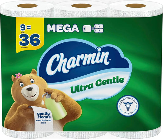 Charmin Ultra Gentle Lotioned Soft Toilet Paper for Sensitive Skin