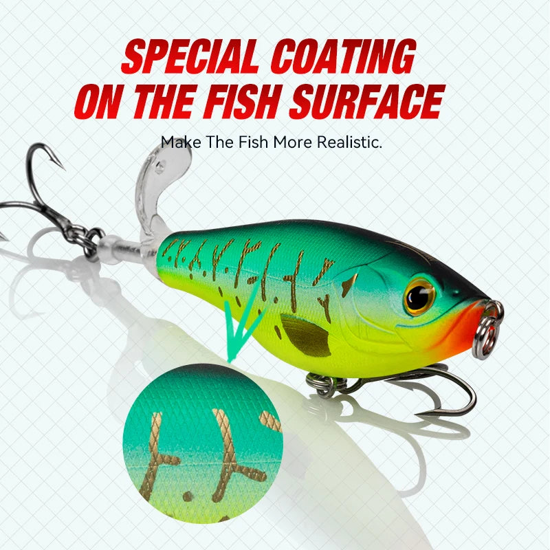 Kingdom Topwater Hard Bait Lures For Bass And Pike Fishing