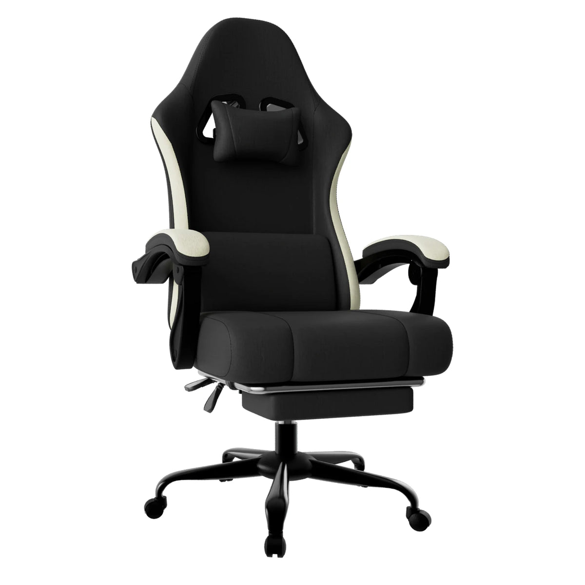 Breathable Ergonomic Gaming Chair With Adjustable Lumbar Support
