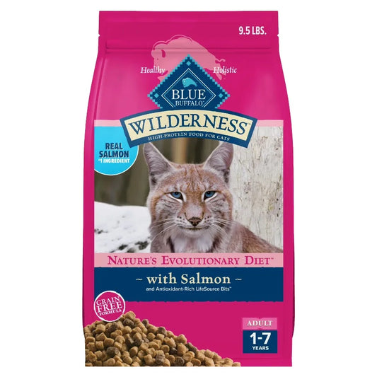 Blue Buffalo Wilderness High Protein Adult Cat Food With Salmon