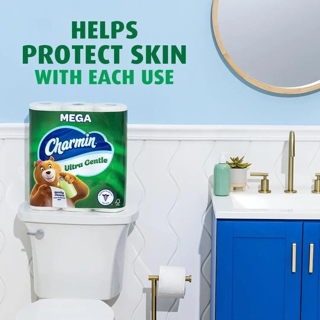 Charmin Ultra Gentle Lotioned Soft Toilet Paper for Sensitive Skin