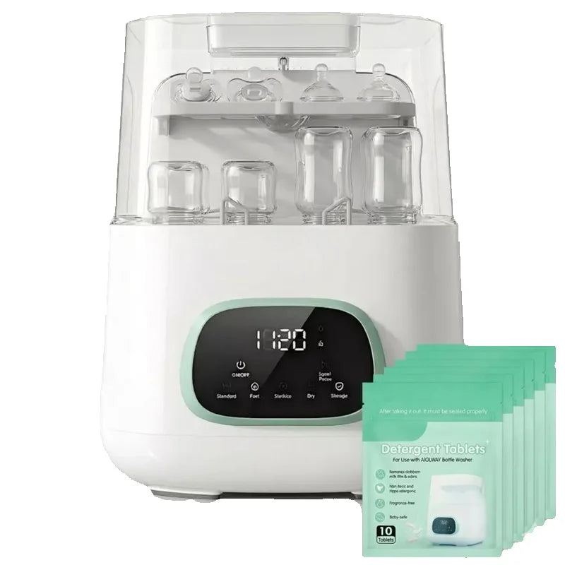 Baby Bottle Washer Sterilizer 4-in-1 All-In-One With Large Capacity