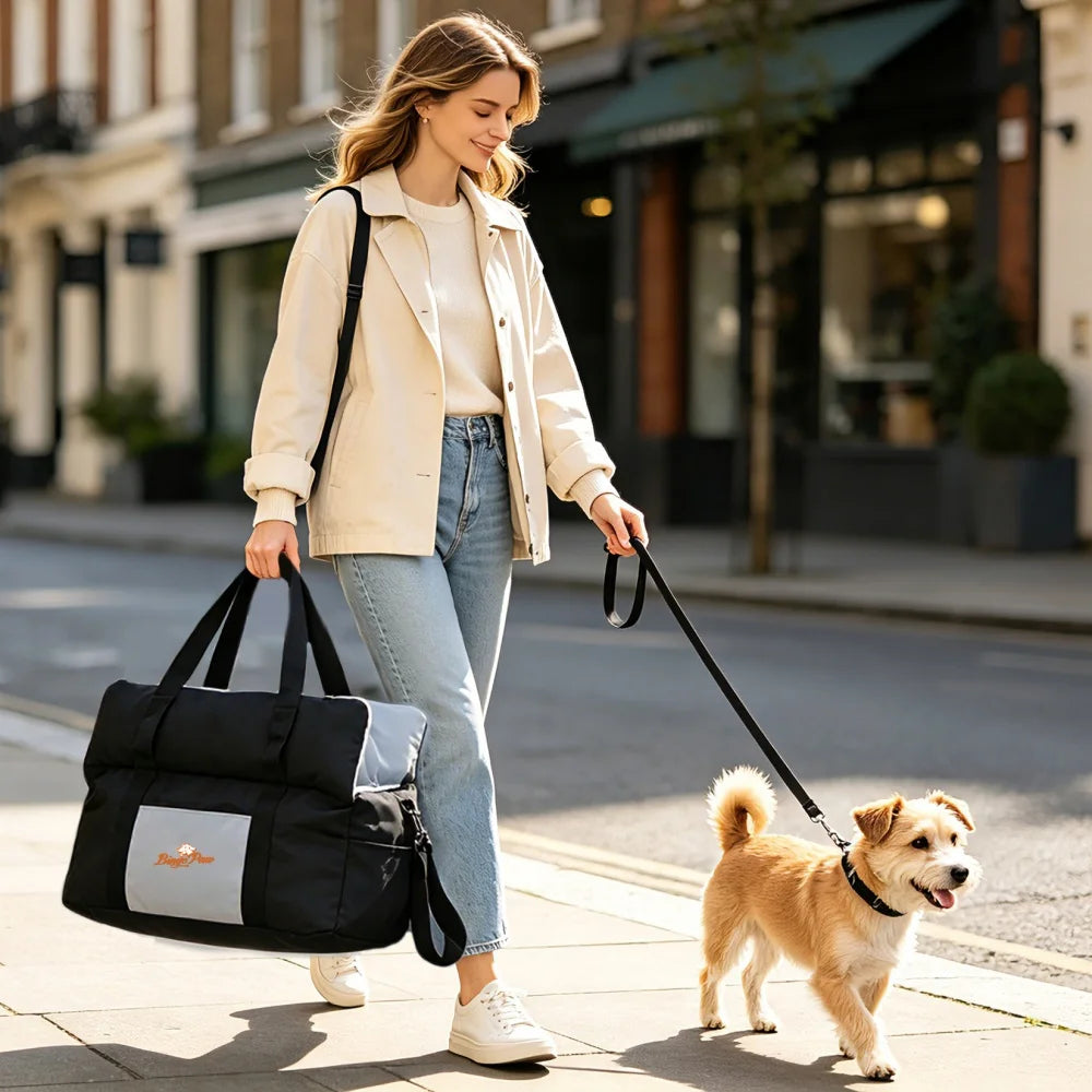 Borwart Portable Dog Car Seat Pet Booster Travel