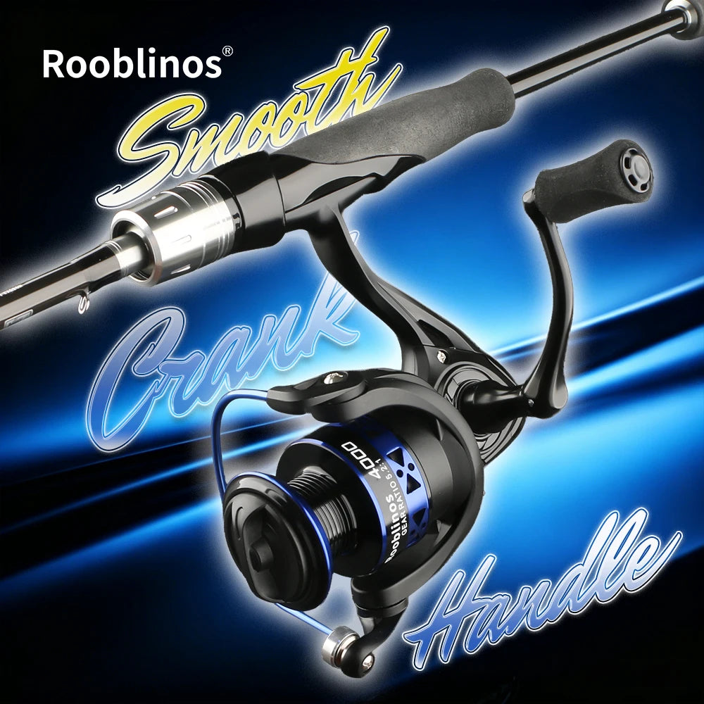 Rooblinos Easting Spinning Reel 5.2 To 1 Gear Ratio 12BB