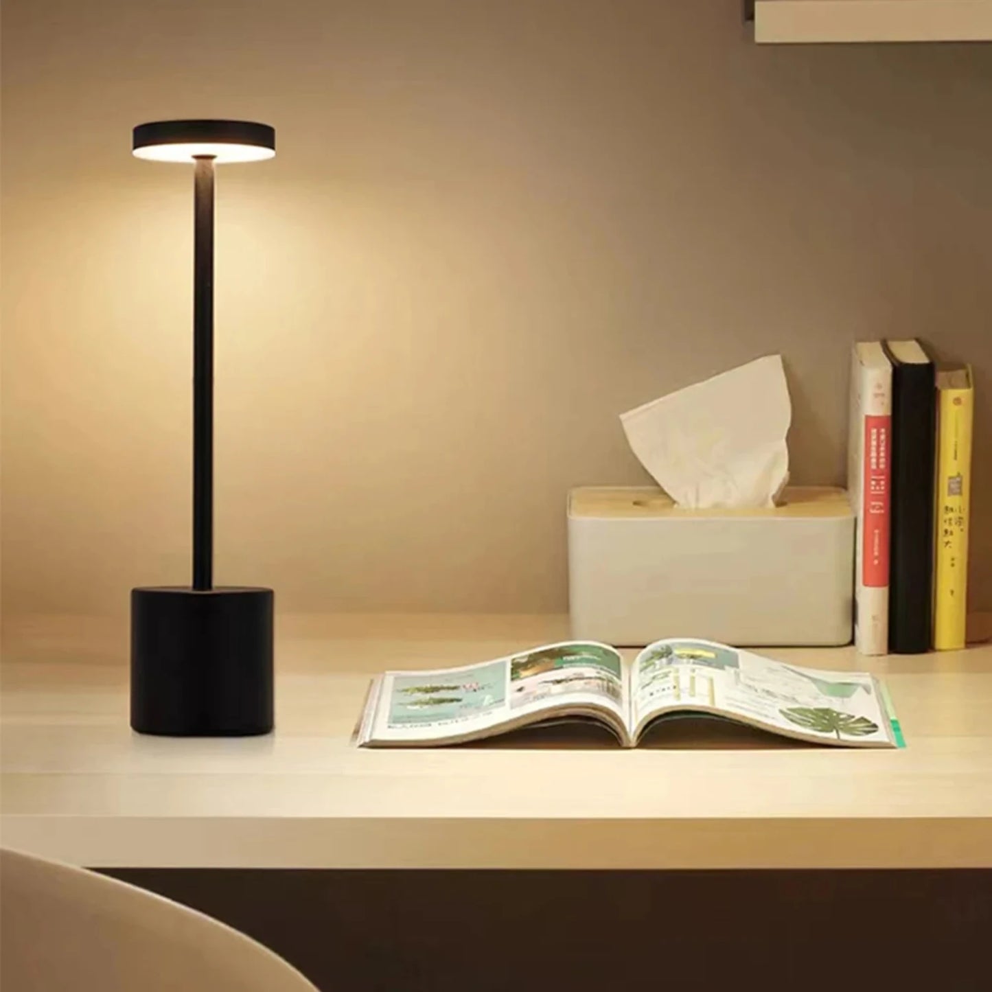 Nordic Style Retro Iron Desk Lamp With USB Charge