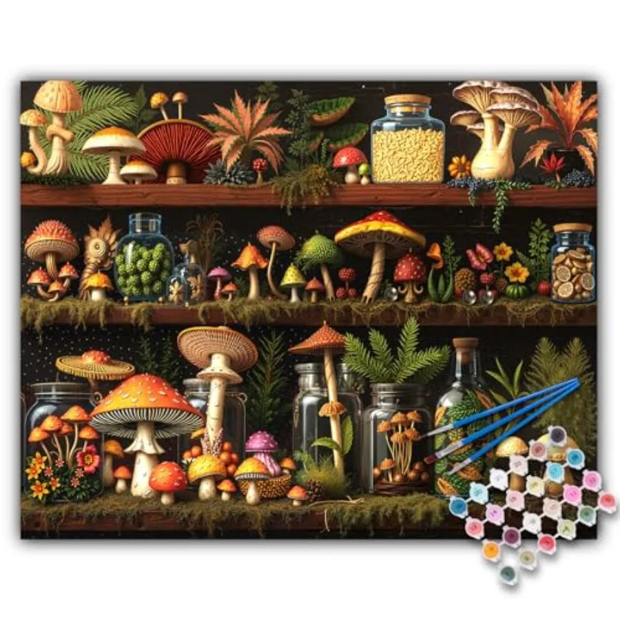 Tree of Life Acrylic Paint by Numbers Kit for Adults on Canvas Beginner