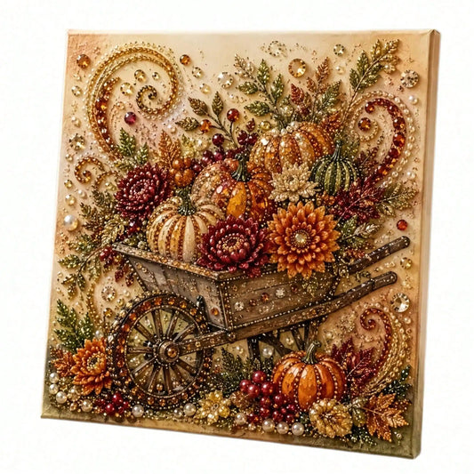 Autumn Pumpkin 5D Diamond Art Painting Kit For Adults
