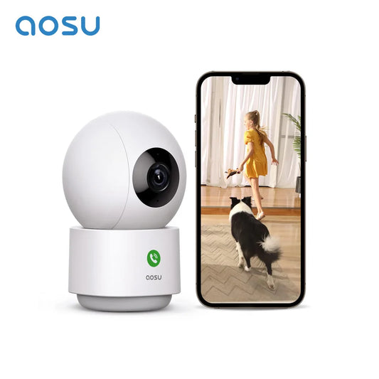 3MP WiFi Baby Monitor With 6x Zoom Indoor Security Camera