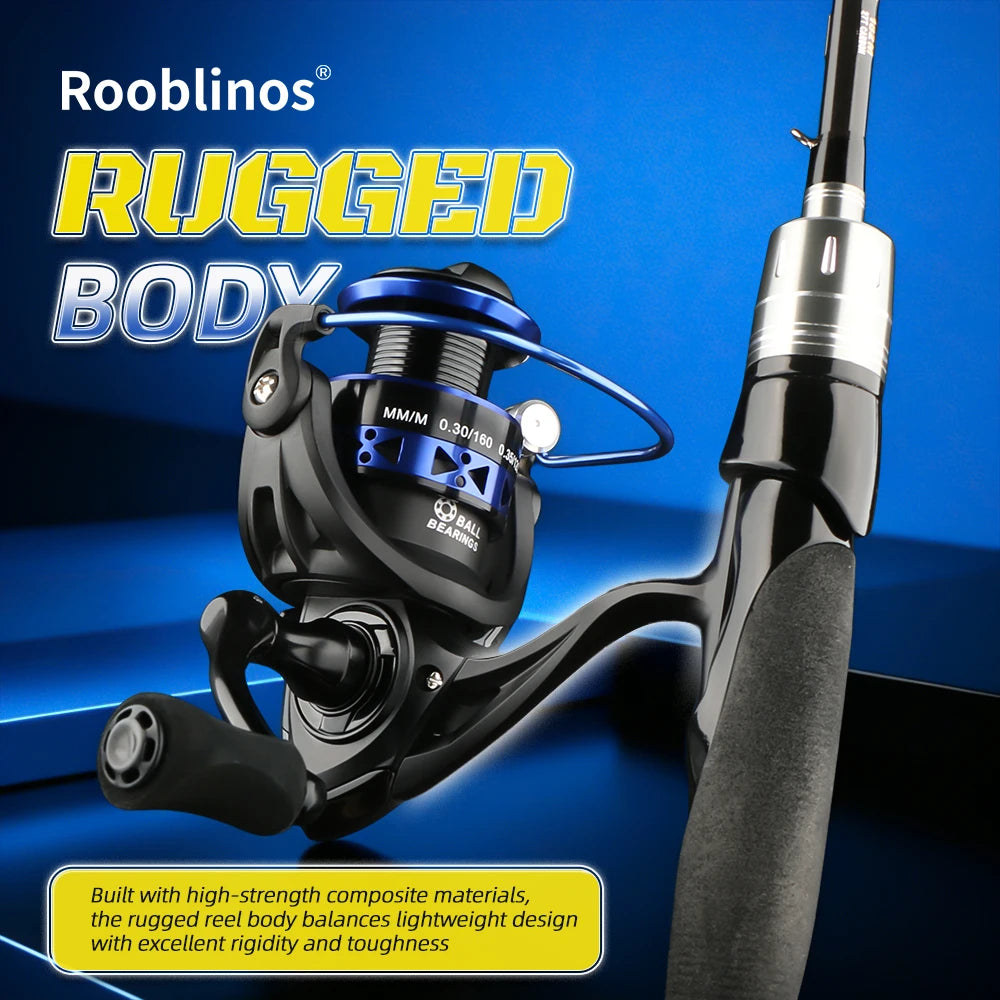 Rooblinos Easting Spinning Reel 5.2 To 1 Gear Ratio 12BB