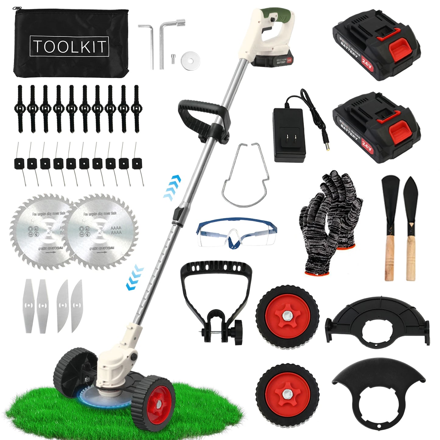 Cordless Electric Grass Trimmer Lawn Mower And Edger