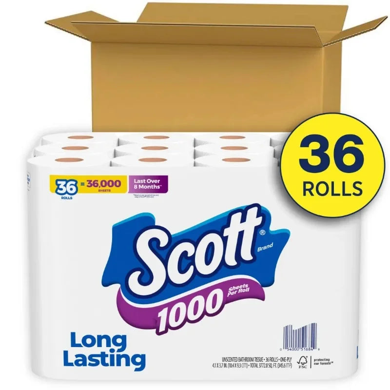 Scott Soft And Durable Household Bathroom Toilet Paper