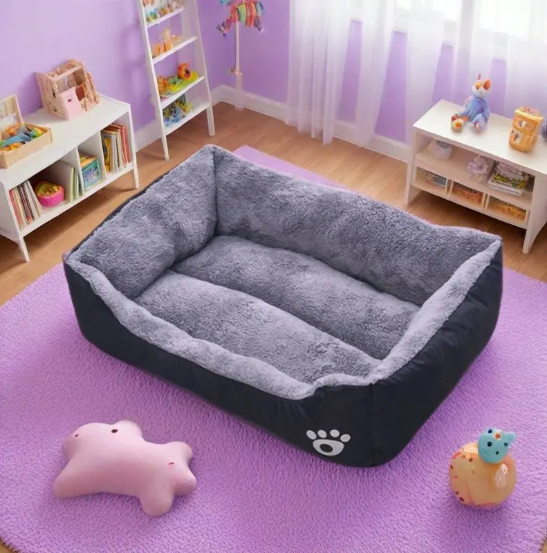 Lapladog Plush Dog Bed Non-Slip Bite Resistant