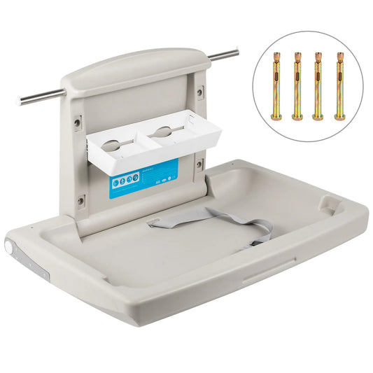 SucceBuy Wall Mount Fold Down Baby Diaper Changing Station
