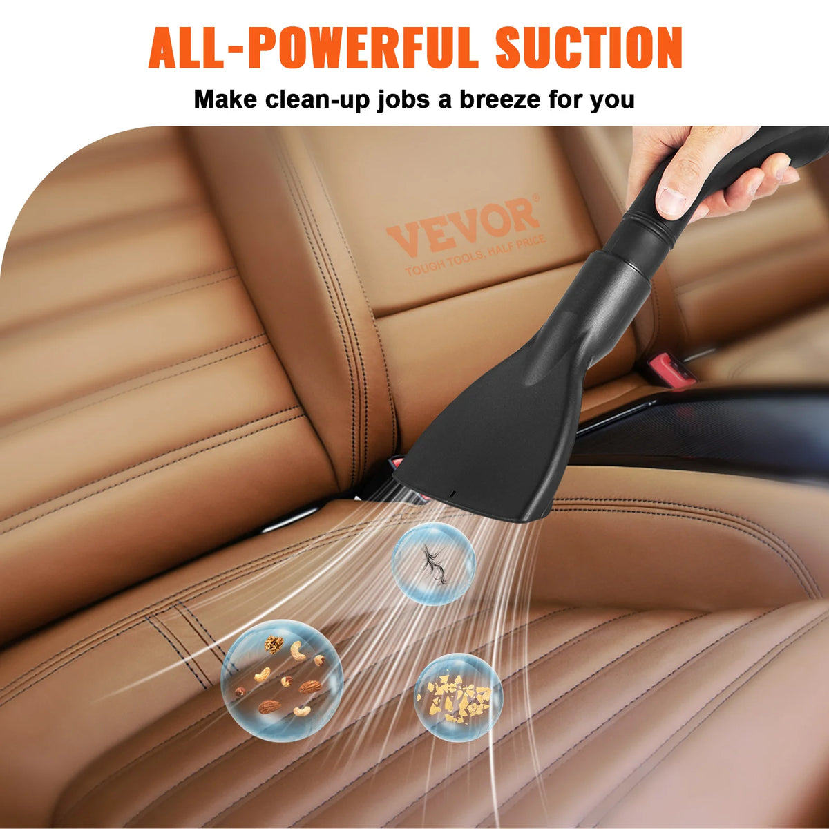 SucceBuy Portable Wet Dry Vacuum With Blower And HEPA Filter