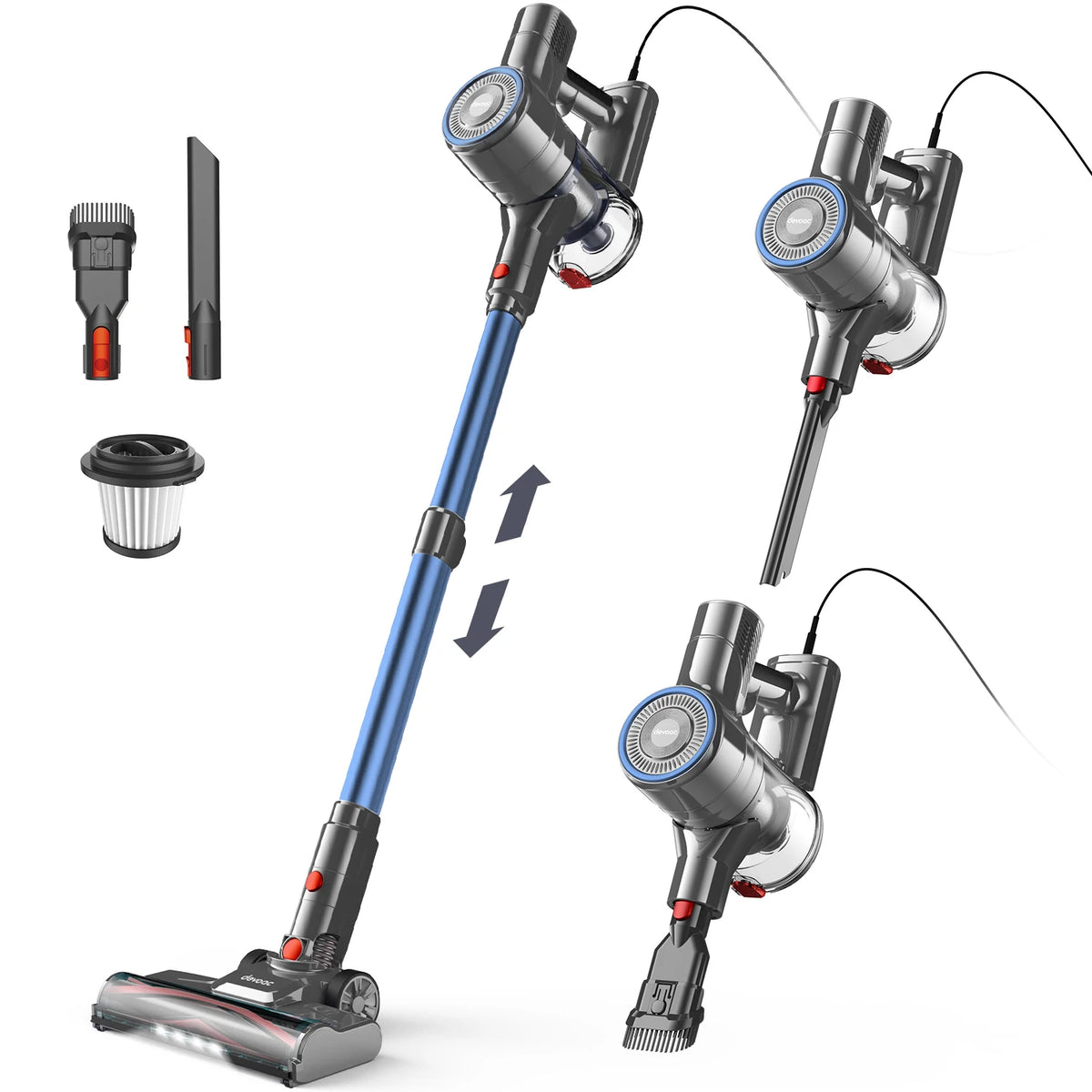 Inse I8 Corded Stick Vacuum 600W Powerful 6In1 Handheld Cleaner