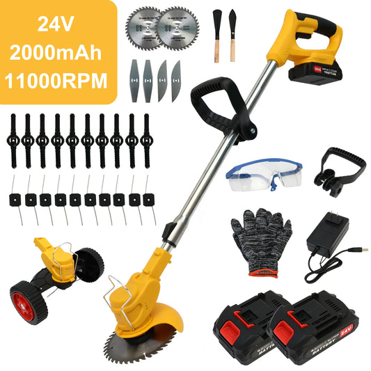Cordless Electric Grass Trimmer Lawn Mower And Edger
