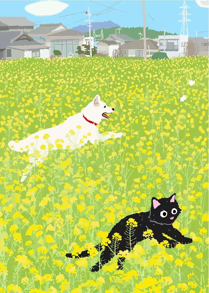 Adult Paint By Numbers Acrylic Kit Cute Animal Canvas Art