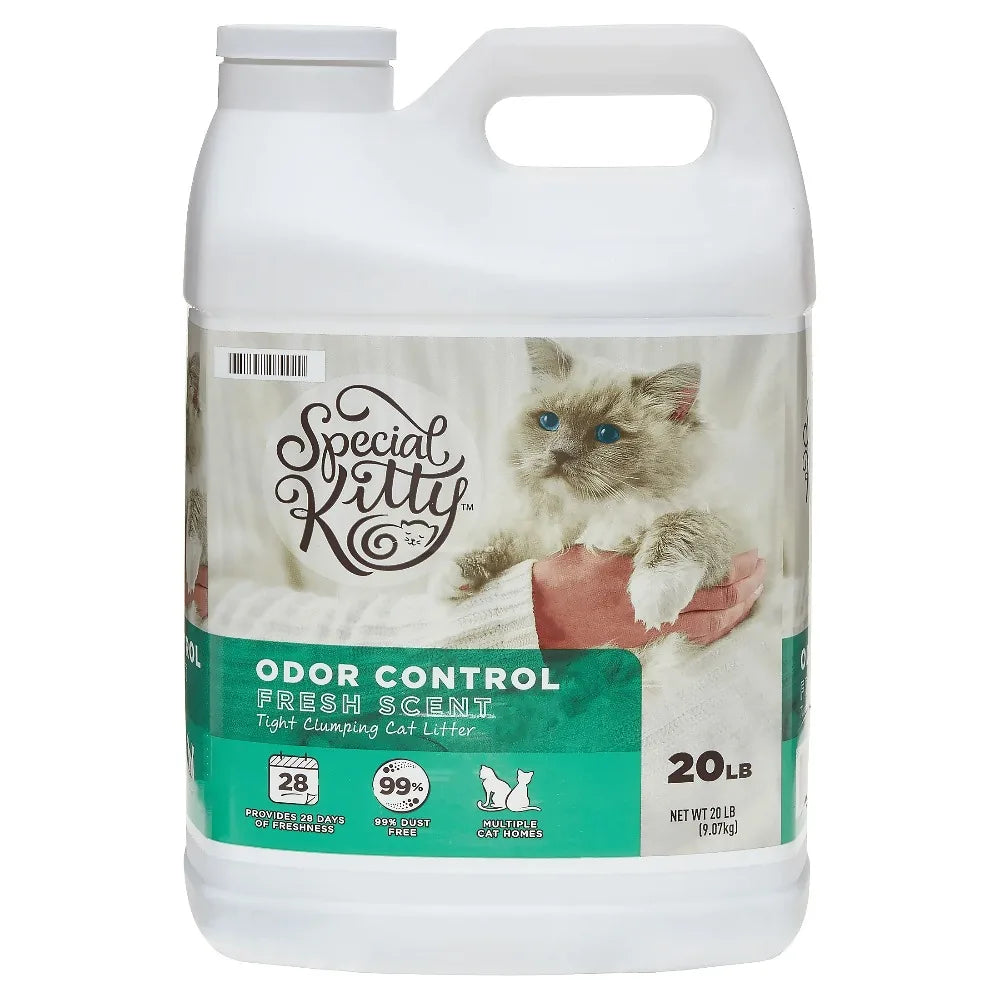 Special Kitty Clumping Cat Litter Fresh Scent Odor Control