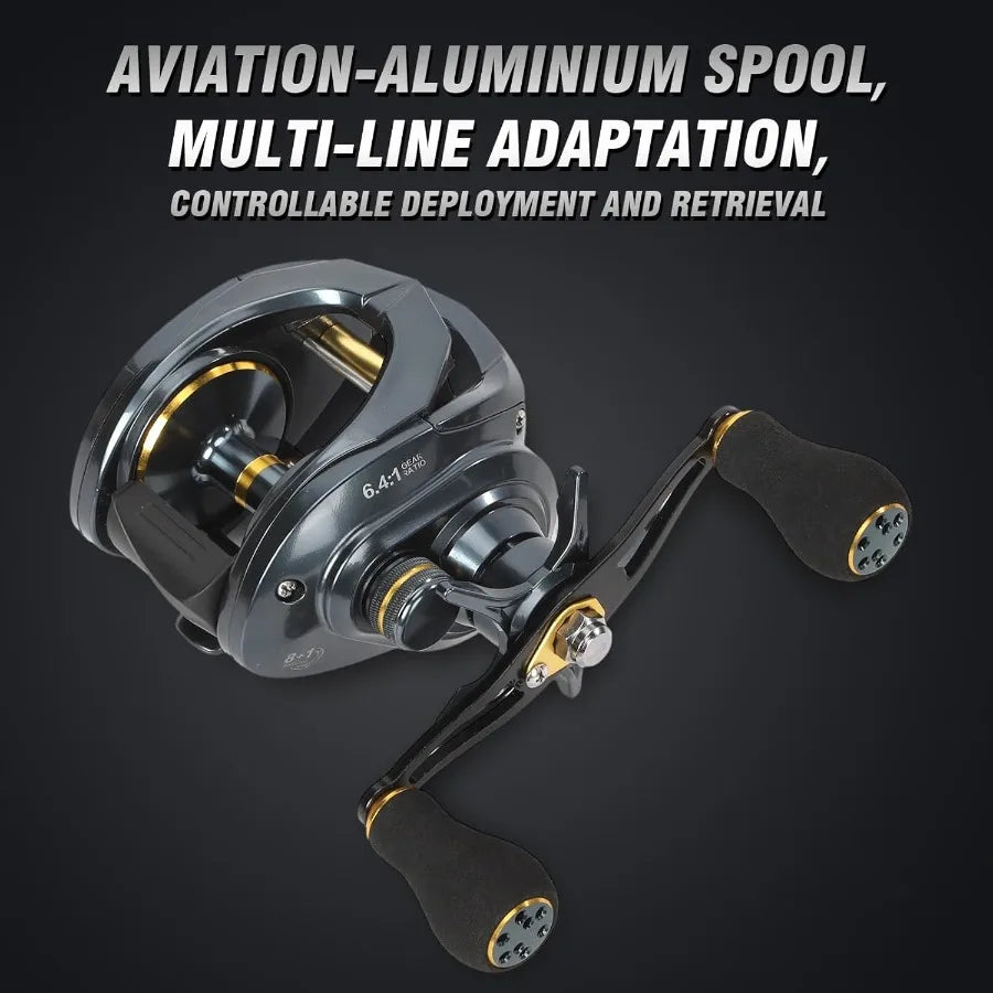 High Performance Baitcaster Fishing Reel For Freshwater Casting