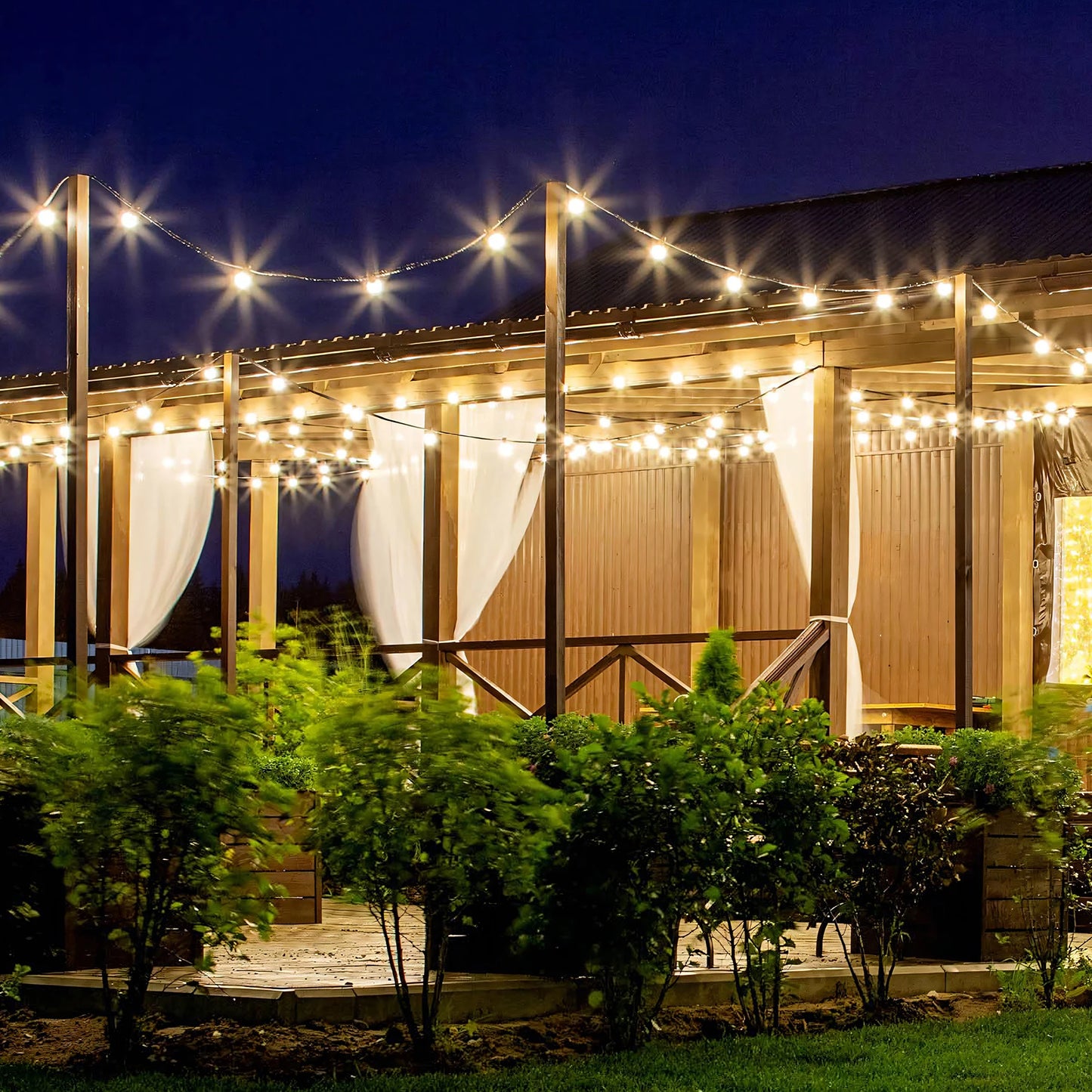 Premium LED Globe String Lights For Garden And Wedding Decor