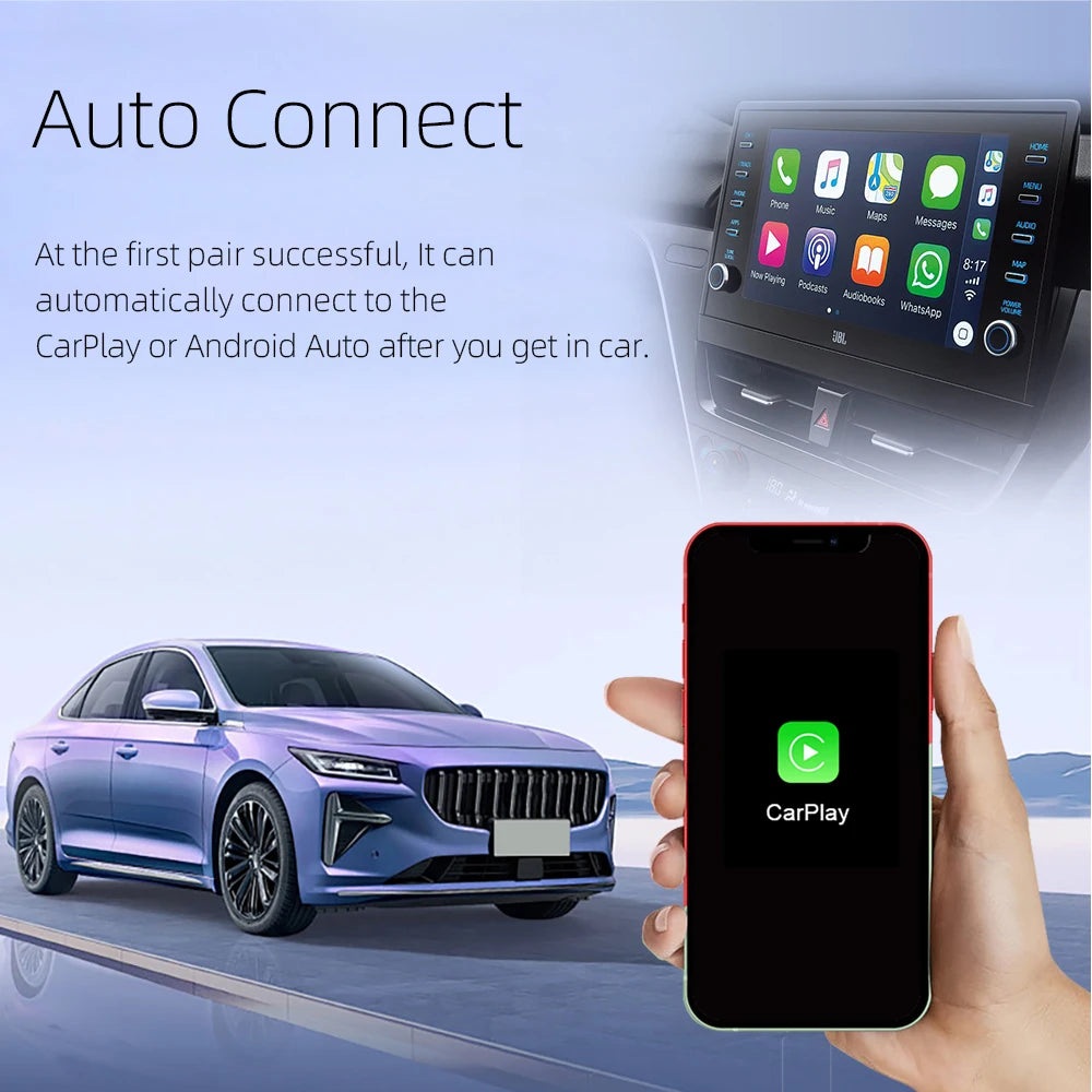 Xuda Wireless Carplay Android Auto Adapter Dongle For Cars