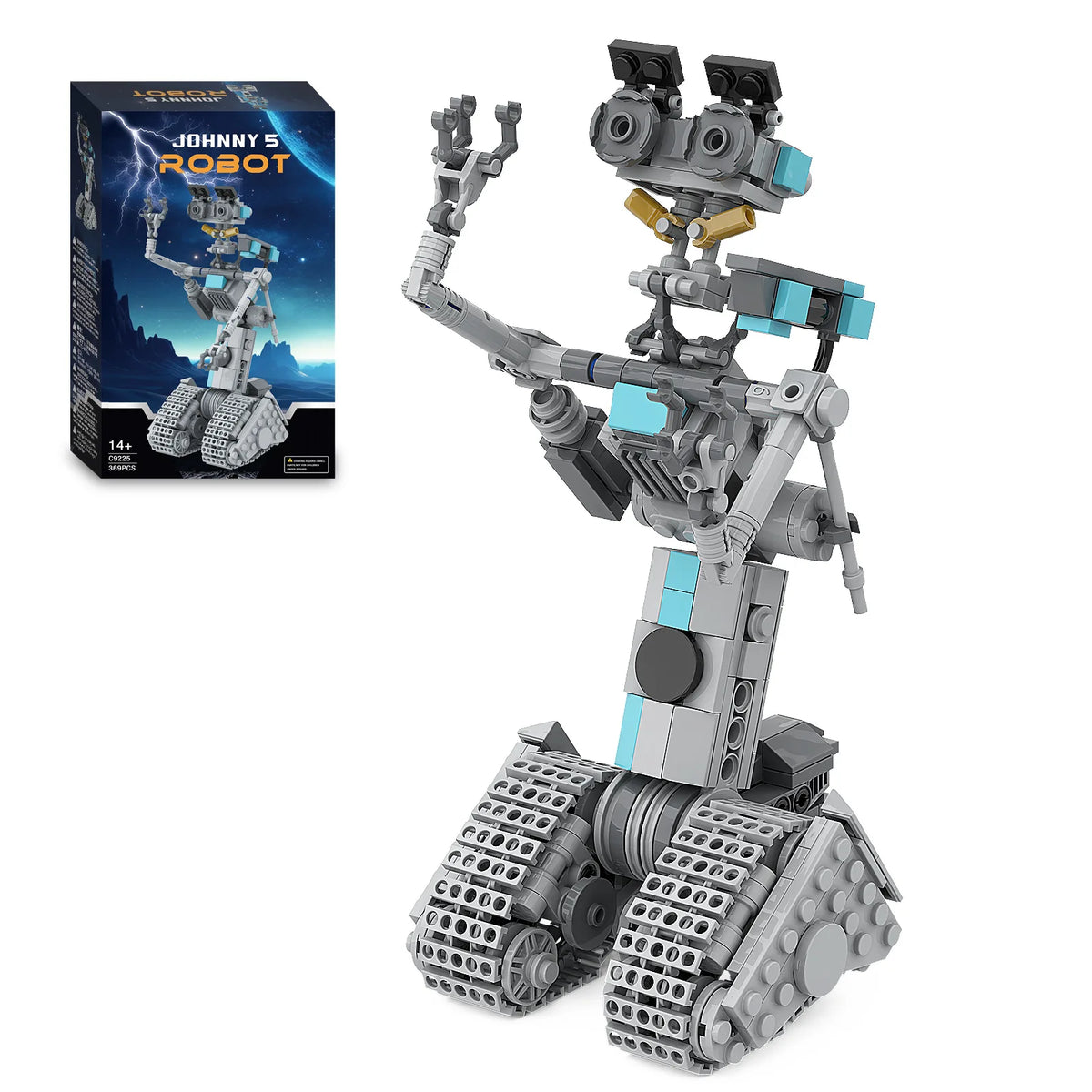 Johnny 5 Robot Collectible Building Blocks Brick Set Kit