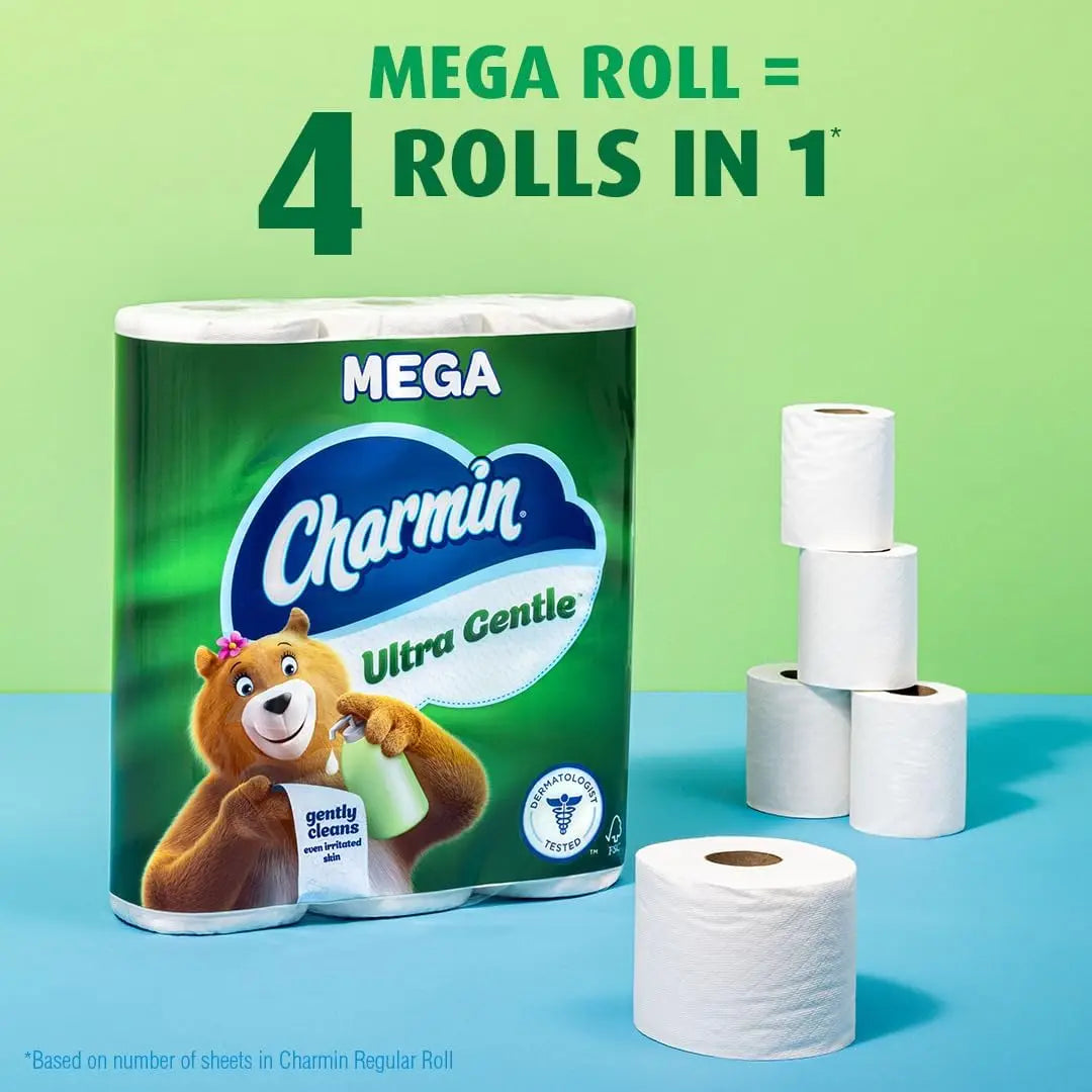 Charmin Ultra Gentle Lotioned Soft Toilet Paper for Sensitive Skin